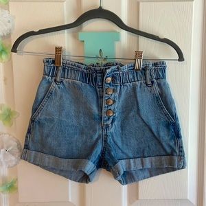 Girls paper at shorts - slightly worn